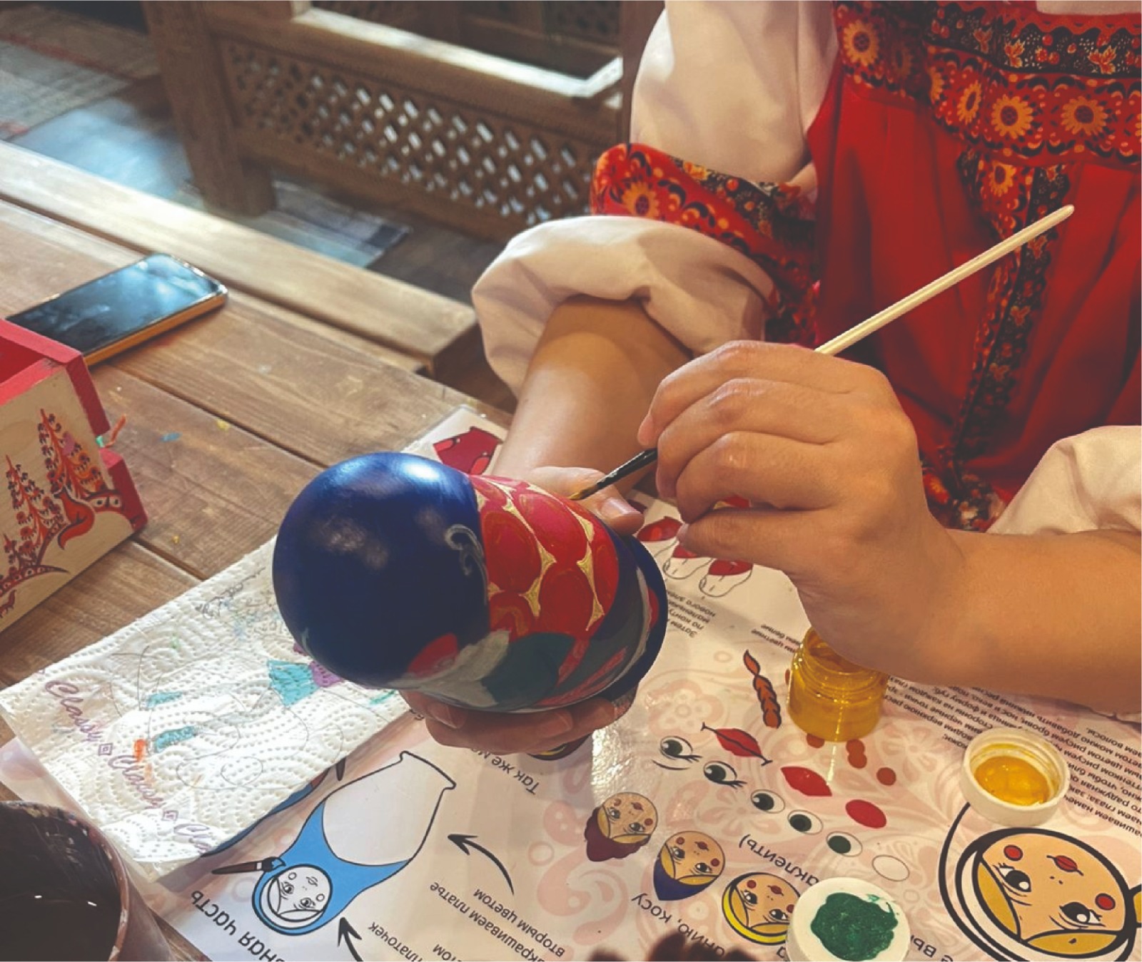 Мастер-класс «Роспись матрешки с чаепитием» – афиша