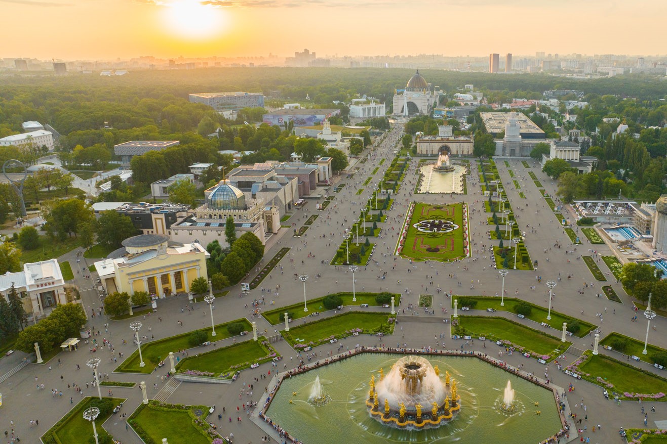 Вднх фото сверху